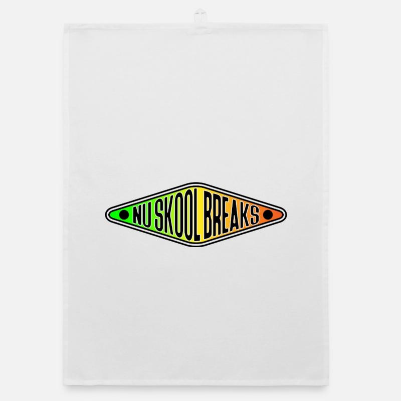Nu Skool Breaks Breakbeat Organic dish towel