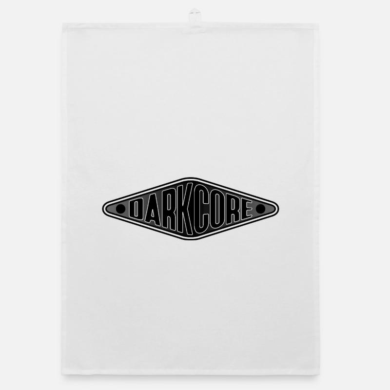 Darkcore Shield-Logo Organic Geschirrtuch
