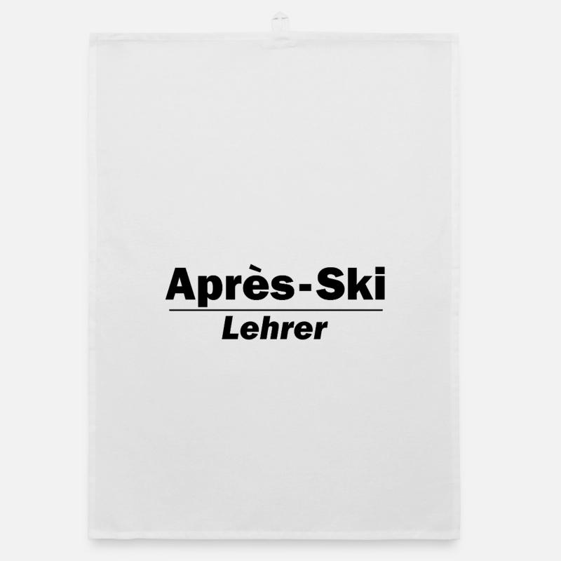 Après-ski instructor Organic dish towel