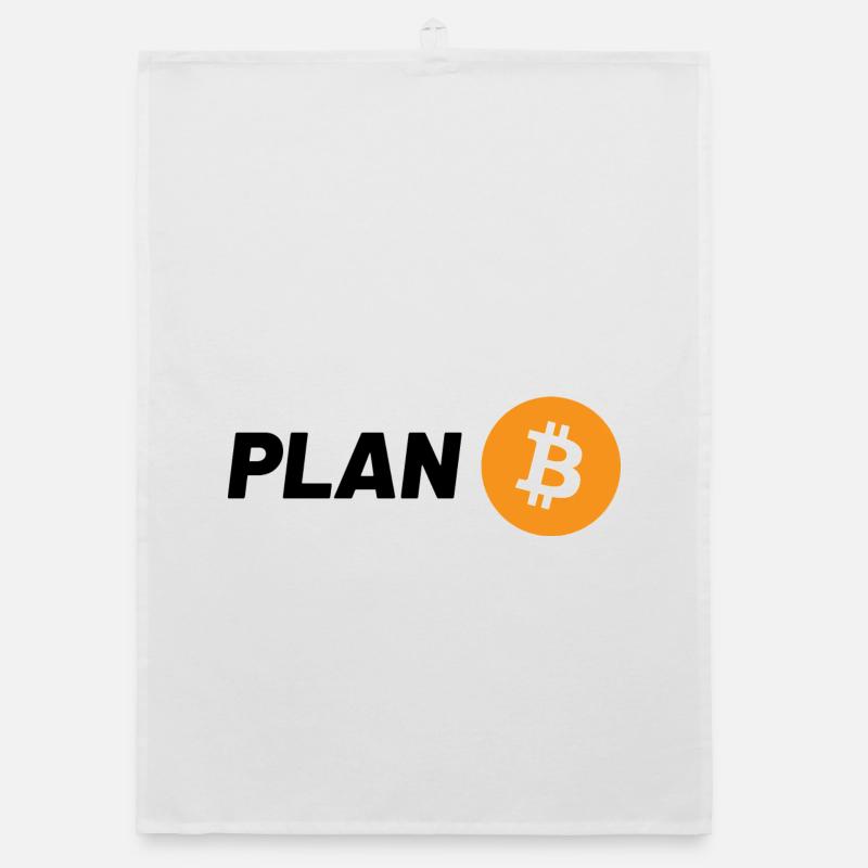 Plan B Bitcoin Crypto Holy Organic Geschirrtuch