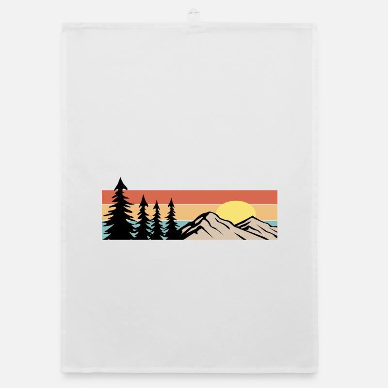 Nature Conservation Forest Mountain Tree Organic dish towel