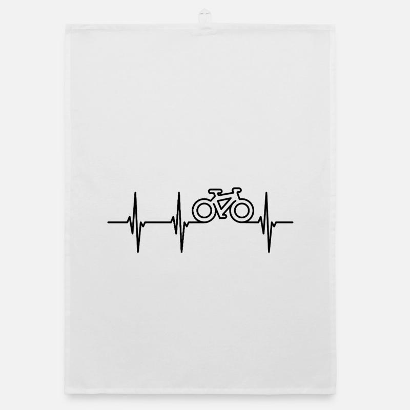 Bicycle pulse rate Organic dish towel