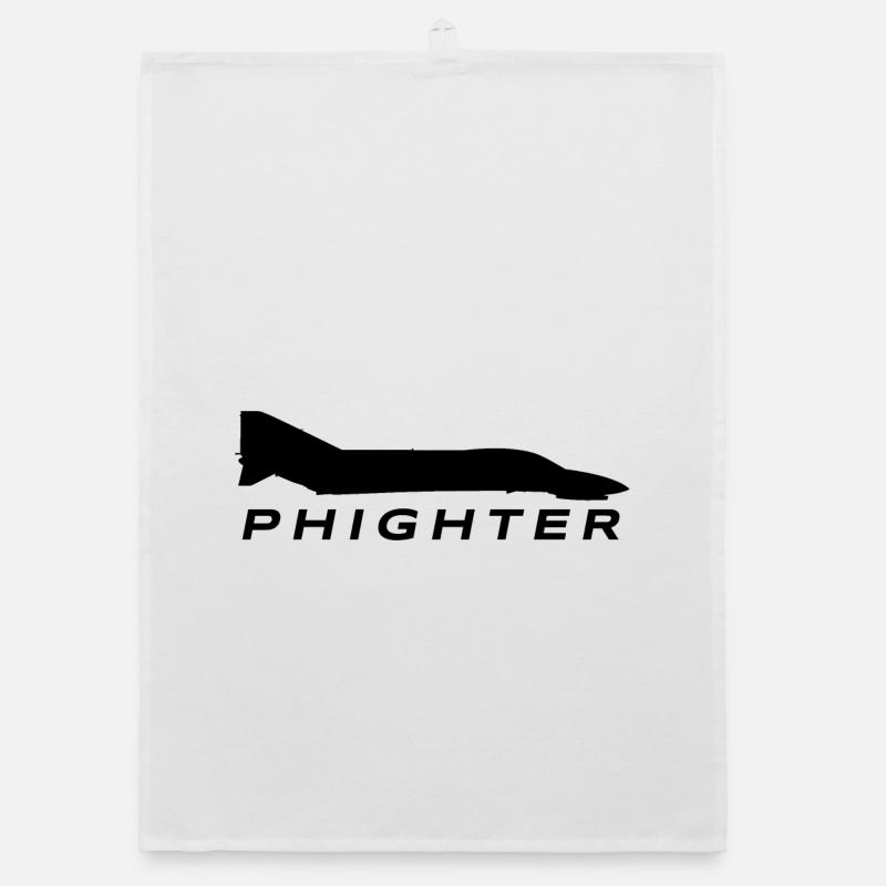 F-4 Phantom klassischer Düsenjäger Organic Geschirrtuch