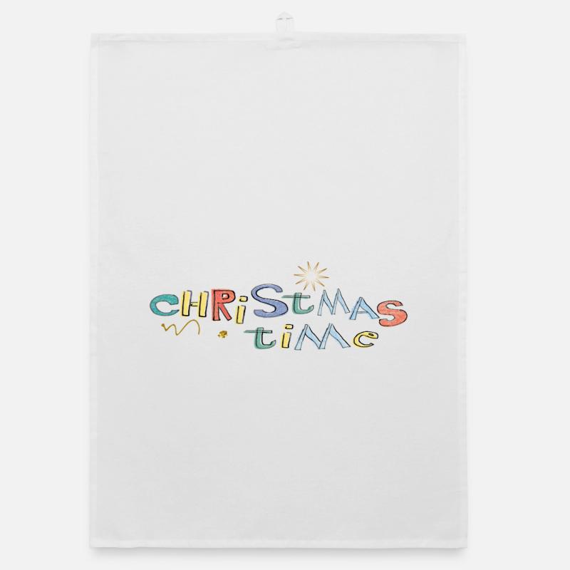 Période de Noël Torchon bio