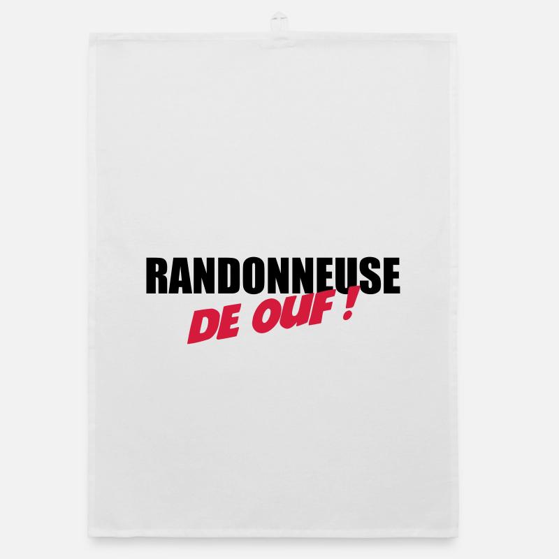 Randonneuse de ouf ! Torchon bio