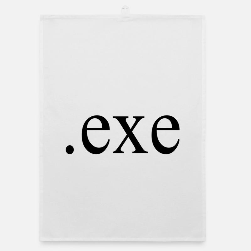 exe datei Organic Geschirrtuch