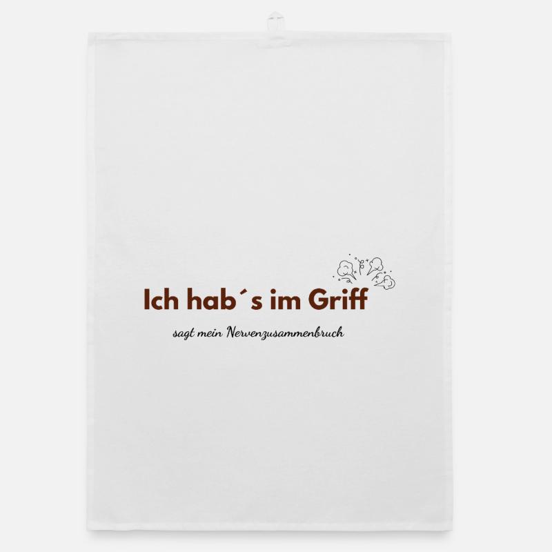 I've got it under control – says the nervous breakdown Organic dish towel