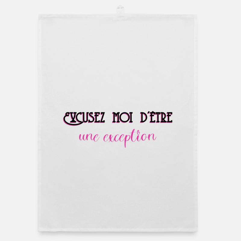Excuse me for being an exception Organic dish towel