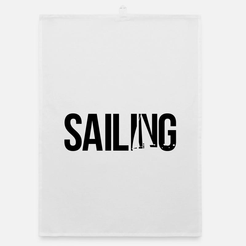sailing Organic dish towel