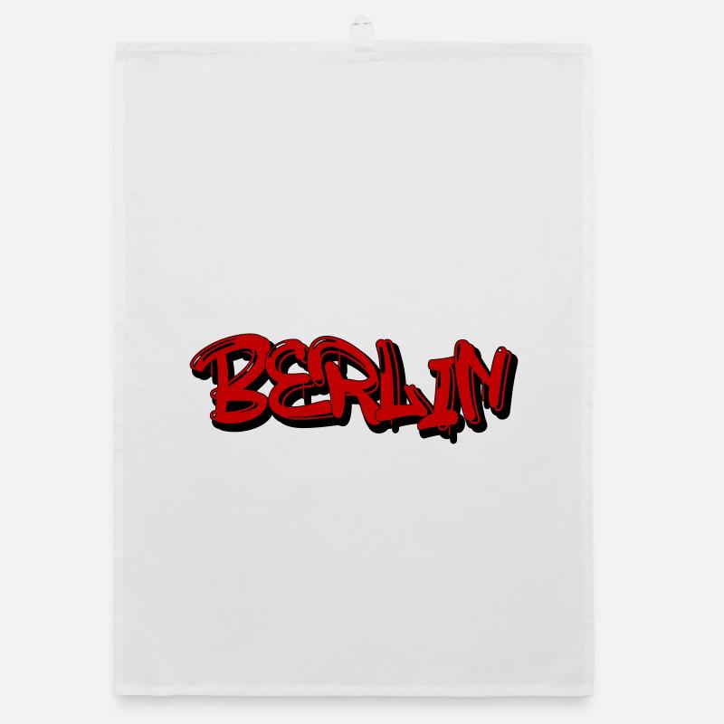 Berlin Graffiti Style Torchon bio