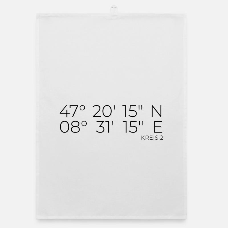 Coordinates District 2 Zurich Organic dish towel
