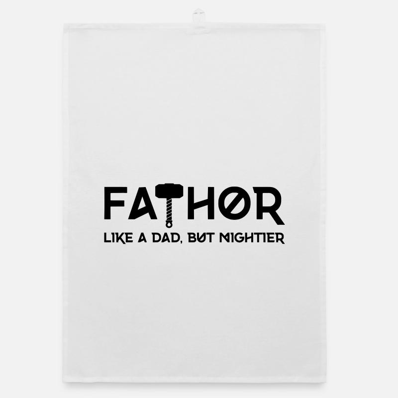FATHOR - Comme un papa, mais en plus puissant Torchon bio
