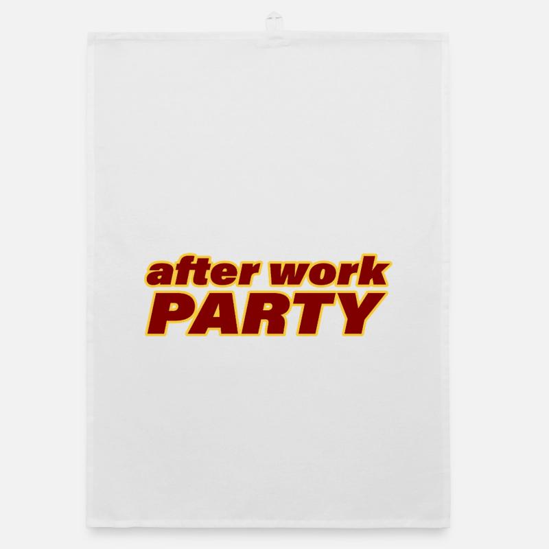 AFTER WORK PARTY Organic dish towel