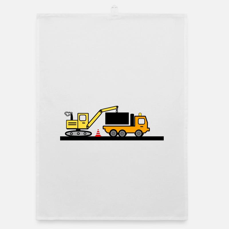 Excavator Organic dish towel