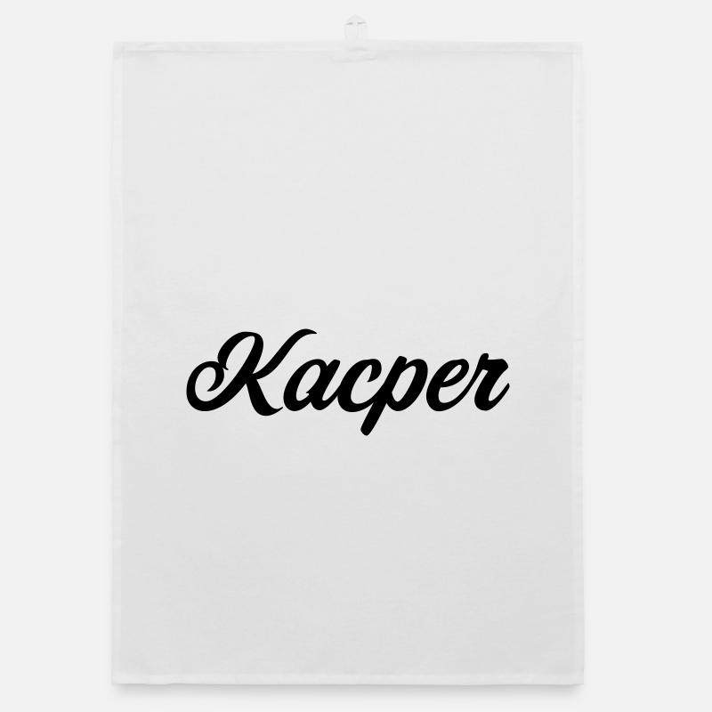 Kacper Polish First Name Gift Organic dish towel