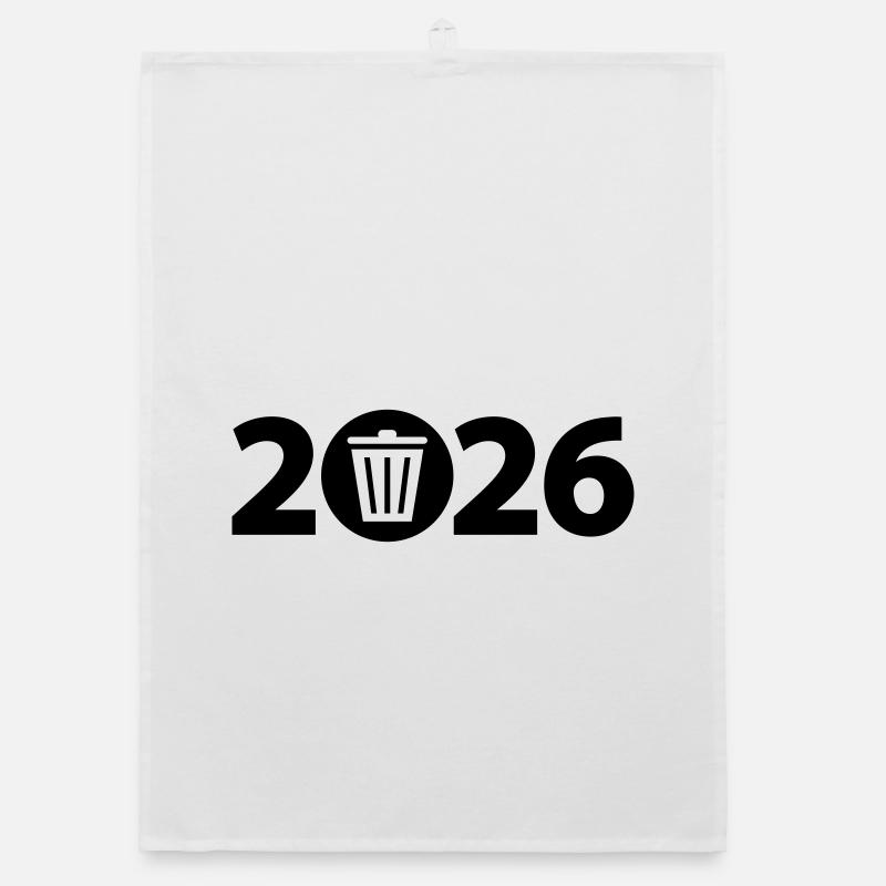 Trash 2026, Abfall 2026, Dreck 2026 Organic Geschirrtuch