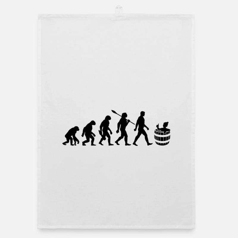 Evolution - Eisbader - Winterbaden - Eisbaden Organic Geschirrtuch