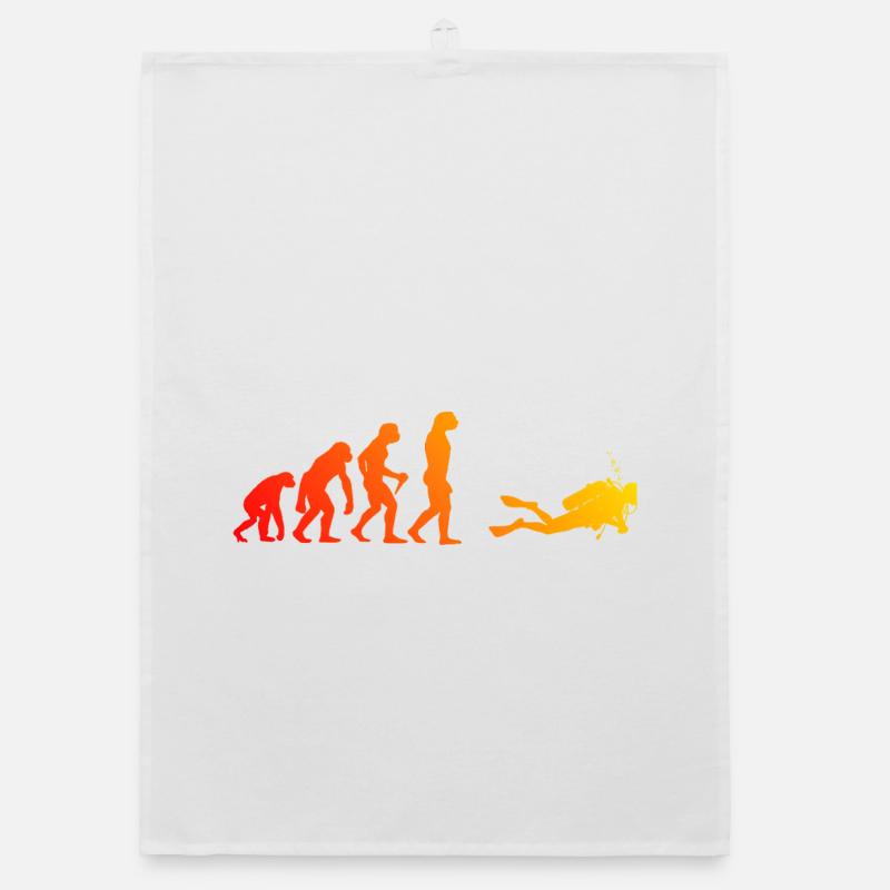 J’adore le motif de plongée cool pour la plongée Torchon bio
