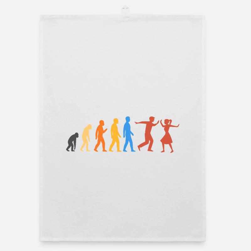 Swing-Tanz - Die höchste Stufe der Evolution Organic Geschirrtuch