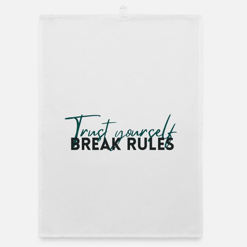 Trust Yourself – Self-Confidence Statement Organic dish towel