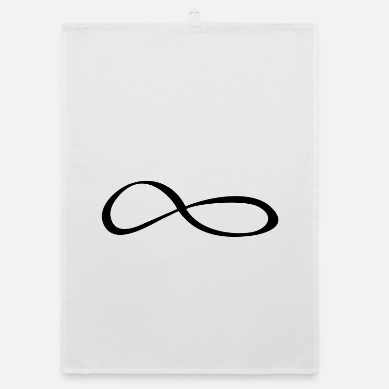 Infinity Sign Symbol Organic dish towel