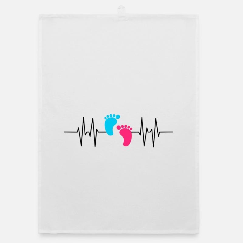 Empreintes bébé Torchon bio