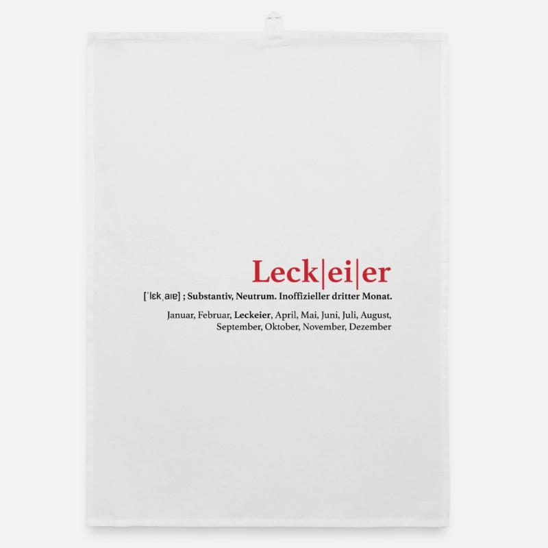 Leck Eier Organic Geschirrtuch
