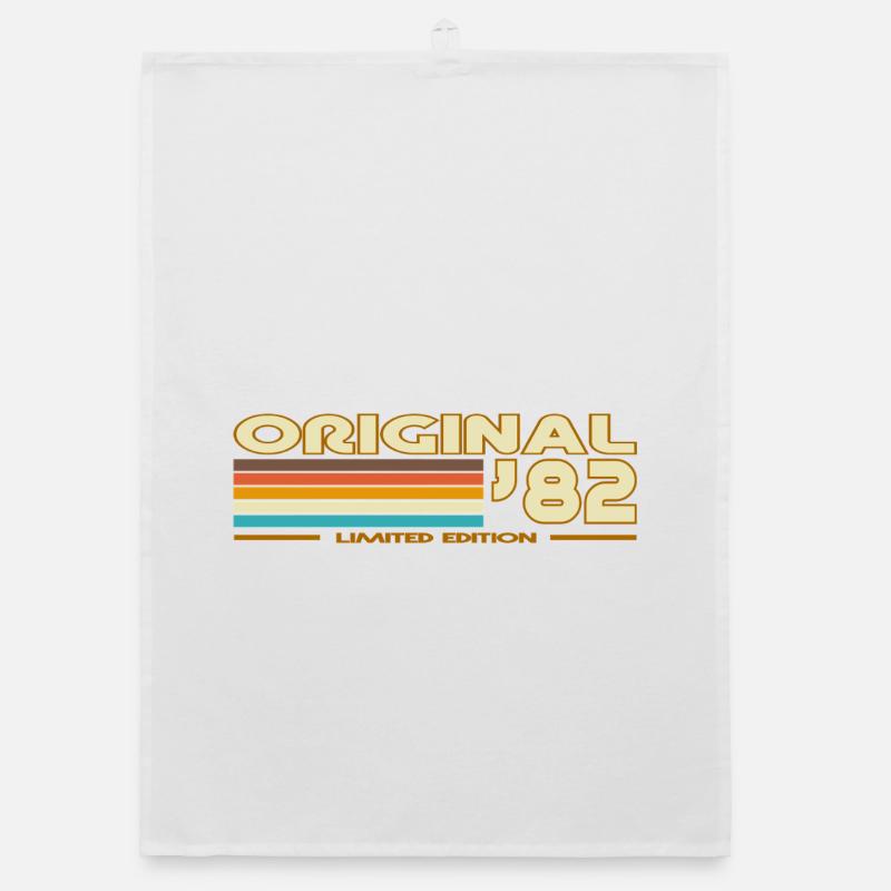 Originale 82 Stripes rétro Torchon bio