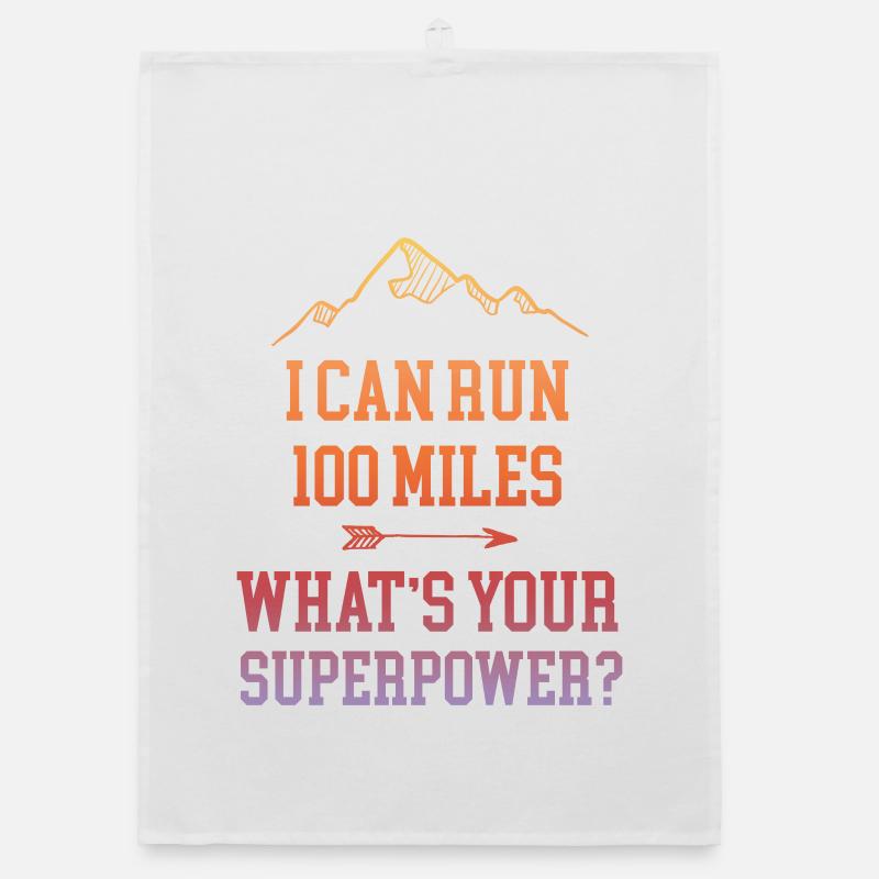 I Can Run 100 Miles. What’s Your Superpower? Organic dish towel