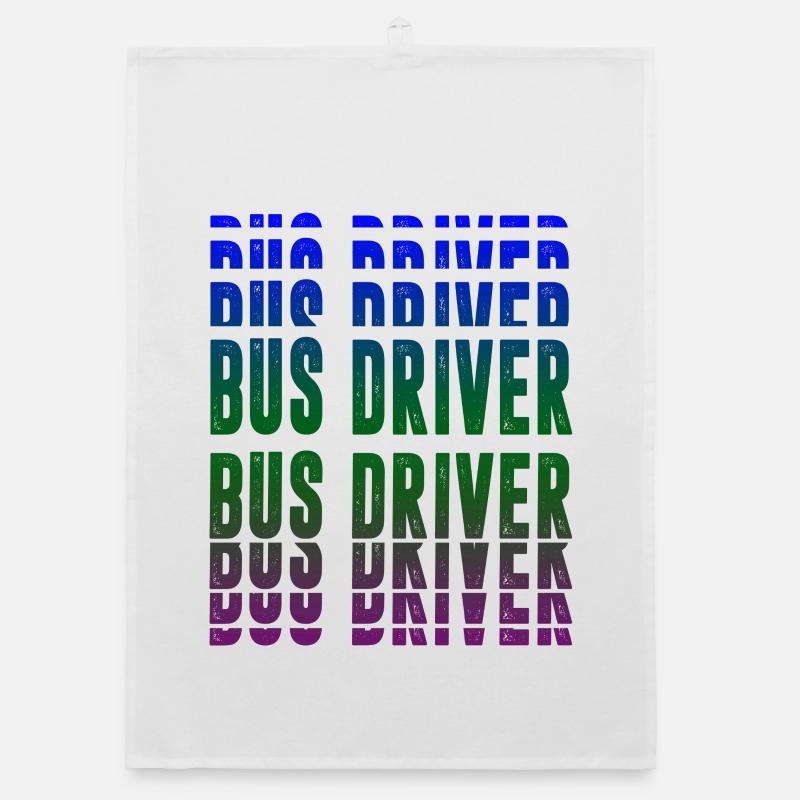 Bus driver design Organic dish towel
