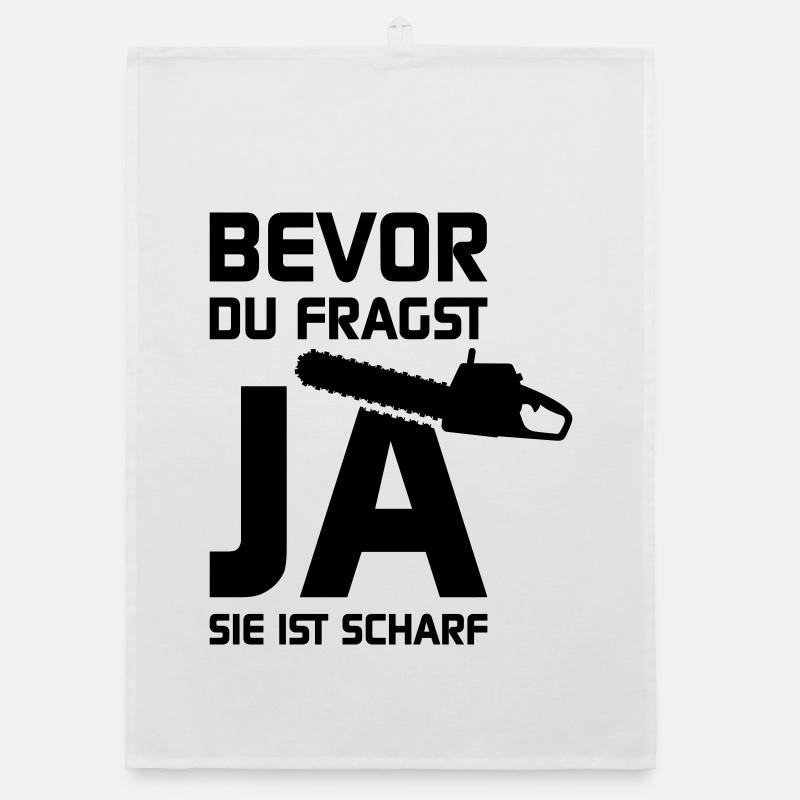 Sie ist scharf Organic Geschirrtuch