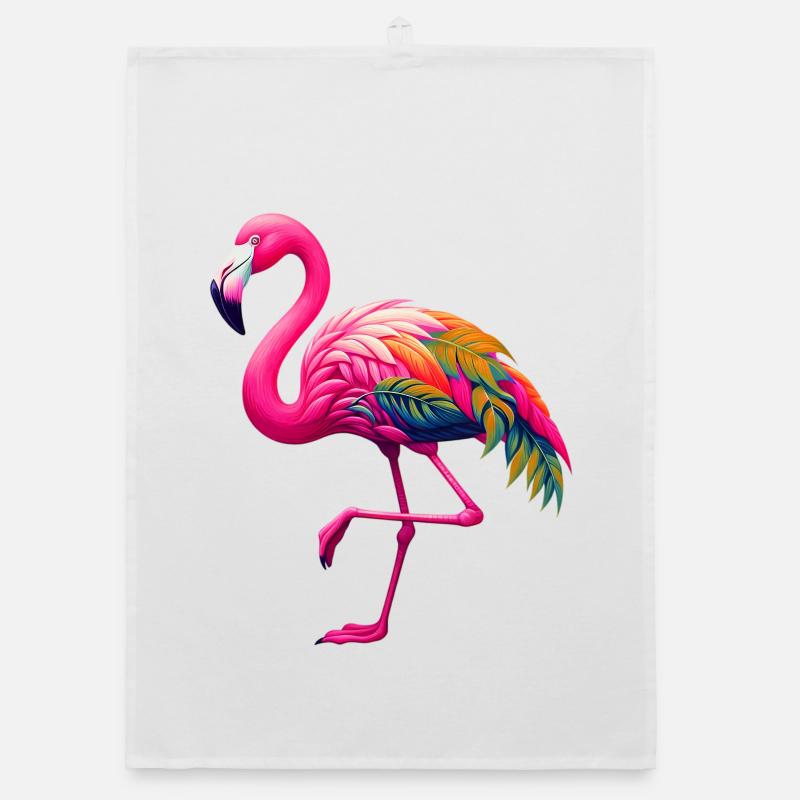 Flamingo Organic Geschirrtuch