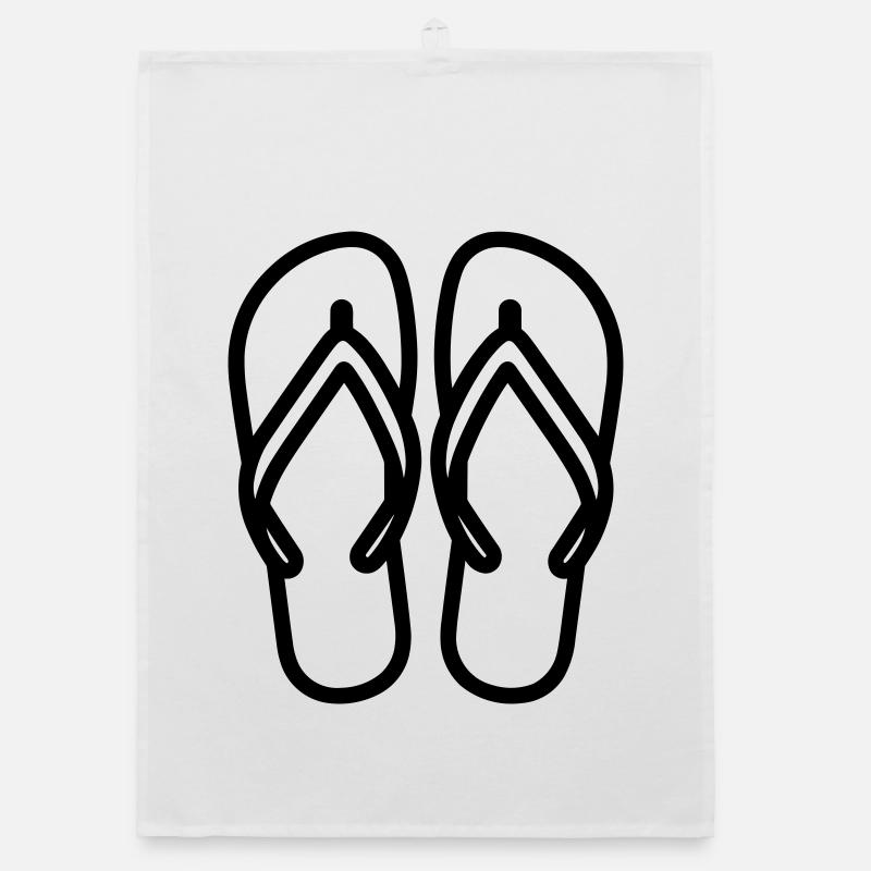Flip-Flops Organic Geschirrtuch