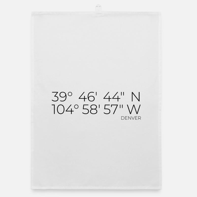 Coordinates Denver Organic dish towel