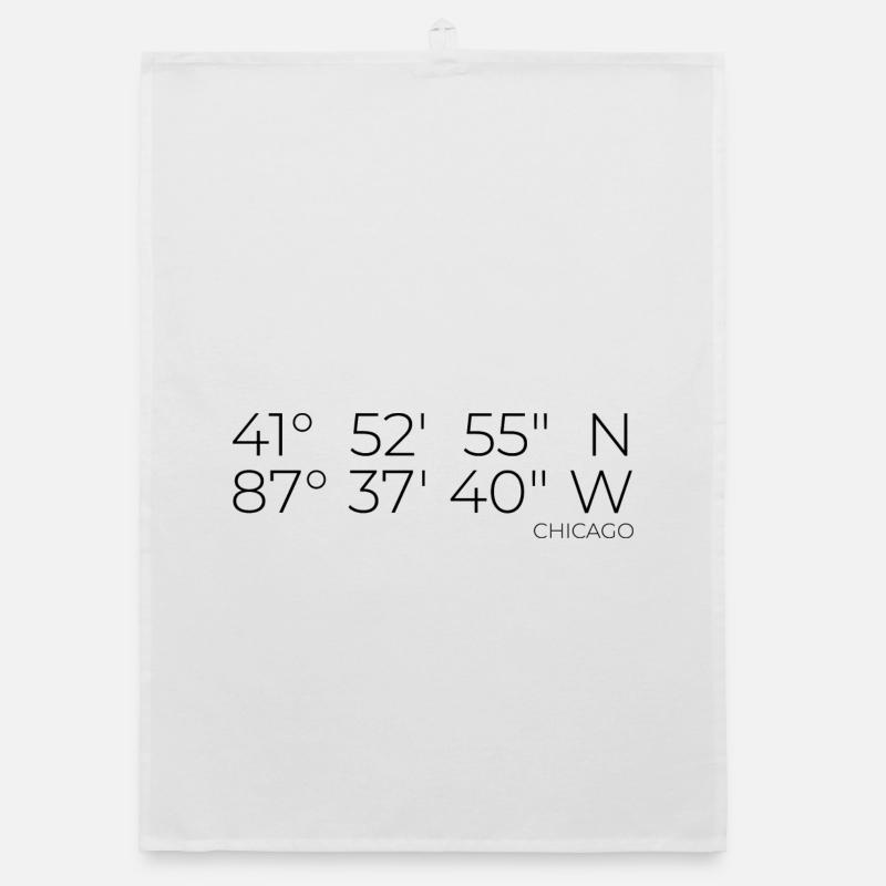 Coordinates Chicago Organic dish towel