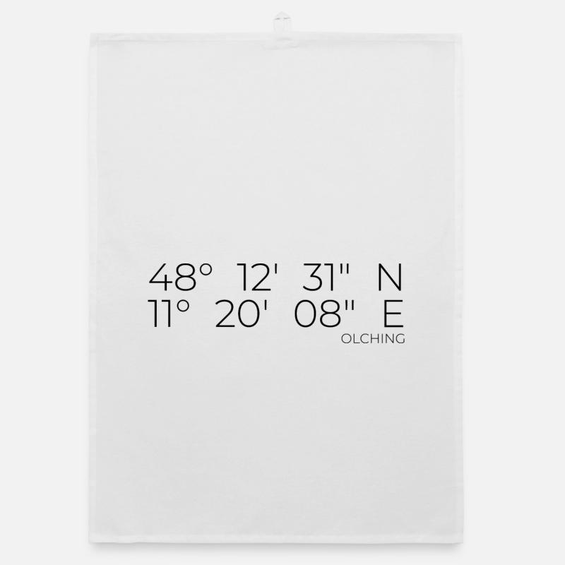 Coordinates Olching Bavaria Organic dish towel