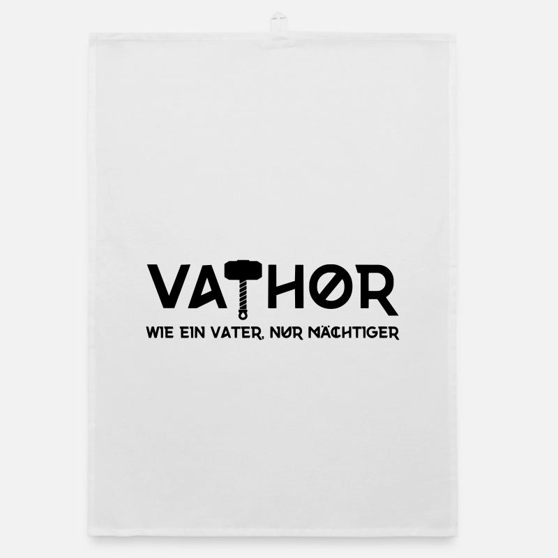 Vathor - Wie ein Vater, nur mächtiger Organic Geschirrtuch