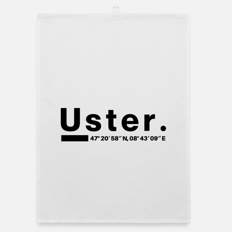 Uster Coordinates Zurich Organic dish towel