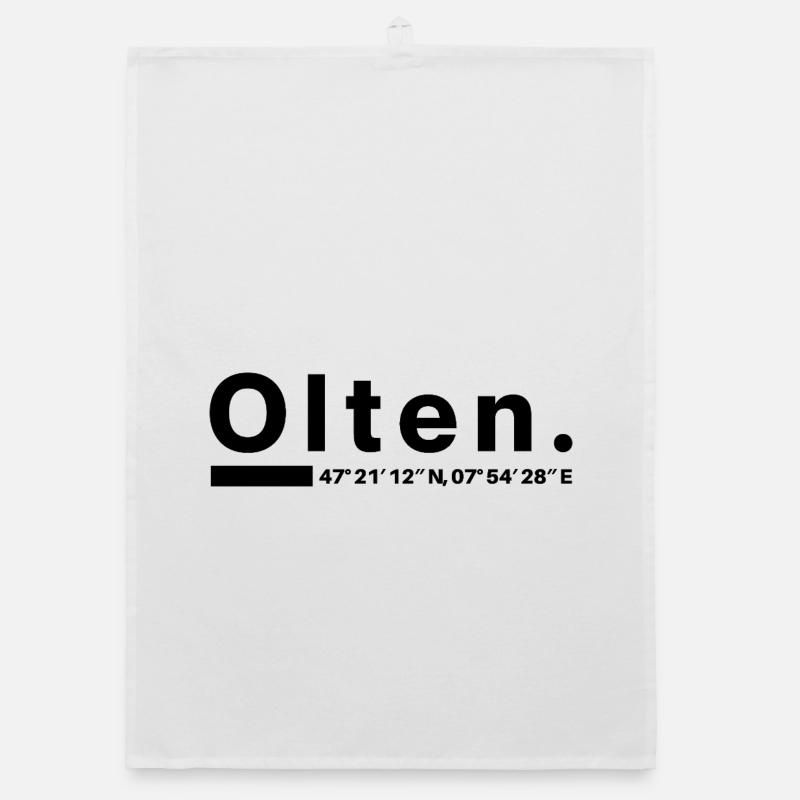 Olten Coordinates Solothurn Oltener Oltenerin Organic dish towel