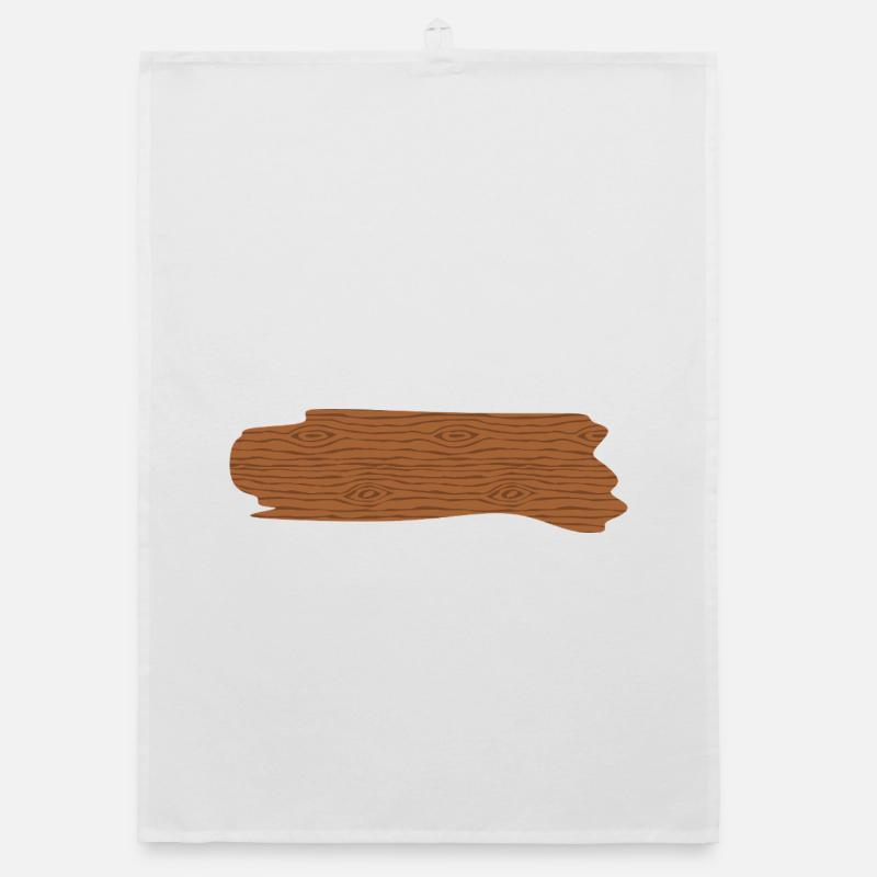 Rustic Woodgrain Pattern T-Shirt Design Organic dish towel