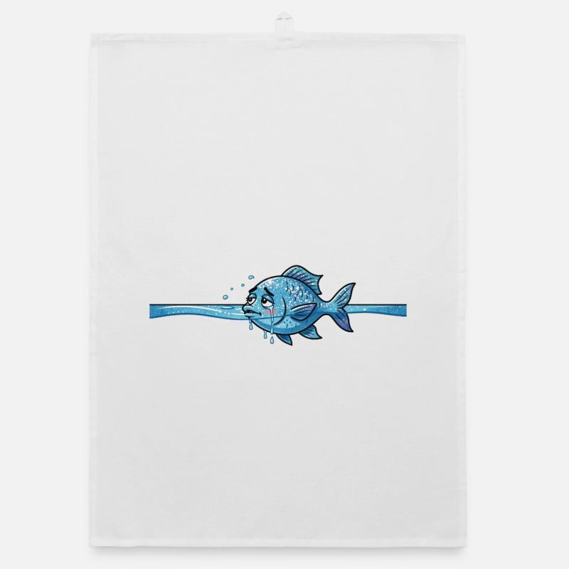 Poisson Créature marine Torchon bio