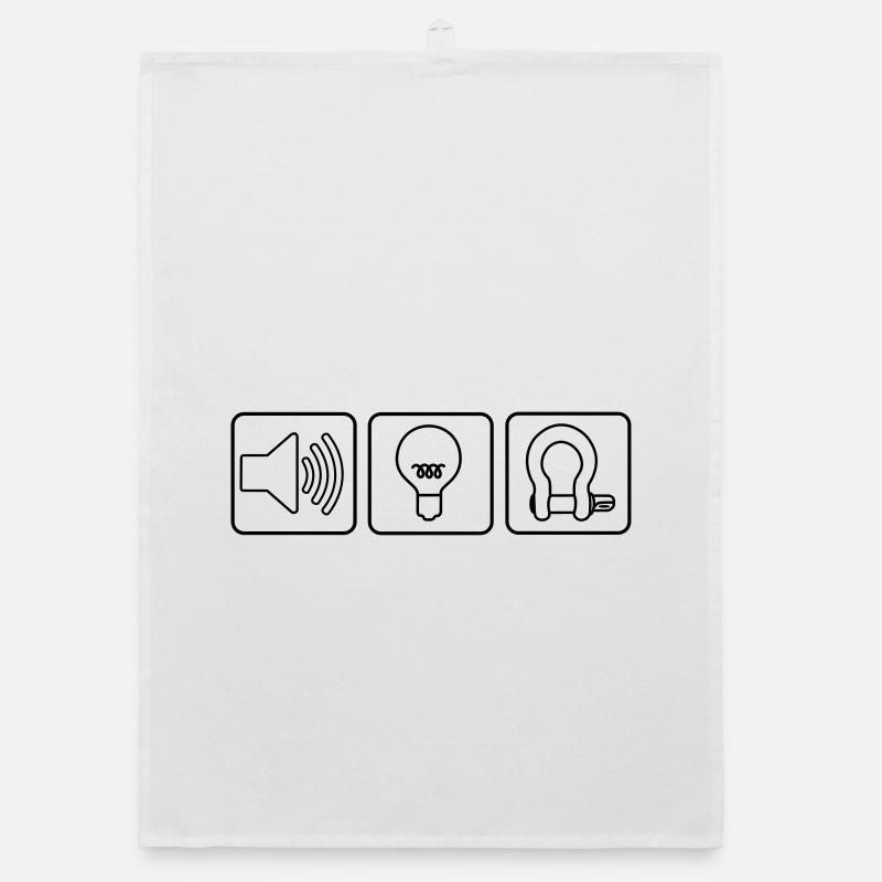 Sound Light Rigging Logo Organic Geschirrtuch