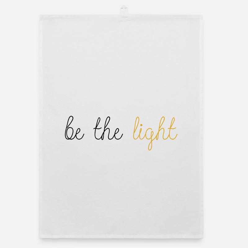 Be The Light! Organic dish towel