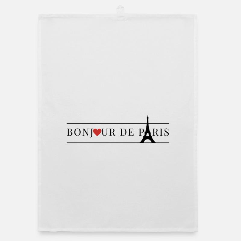Paris Frankreich Eiffelturm Organic Geschirrtuch
