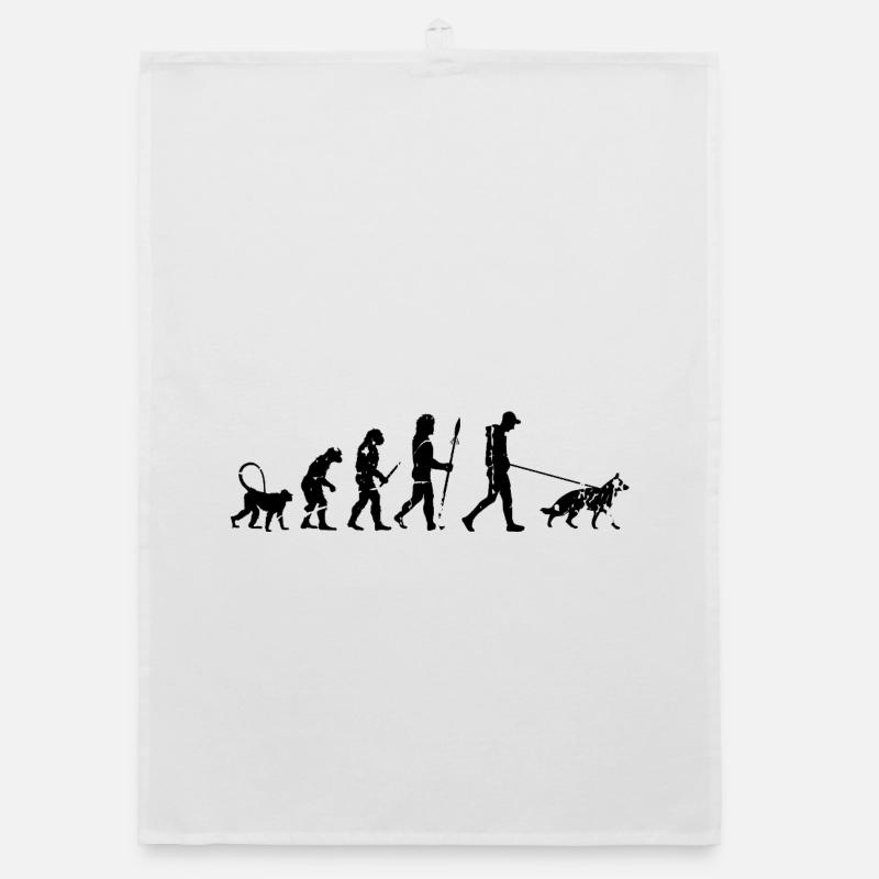 German Shepherd Evolution Organic dish towel