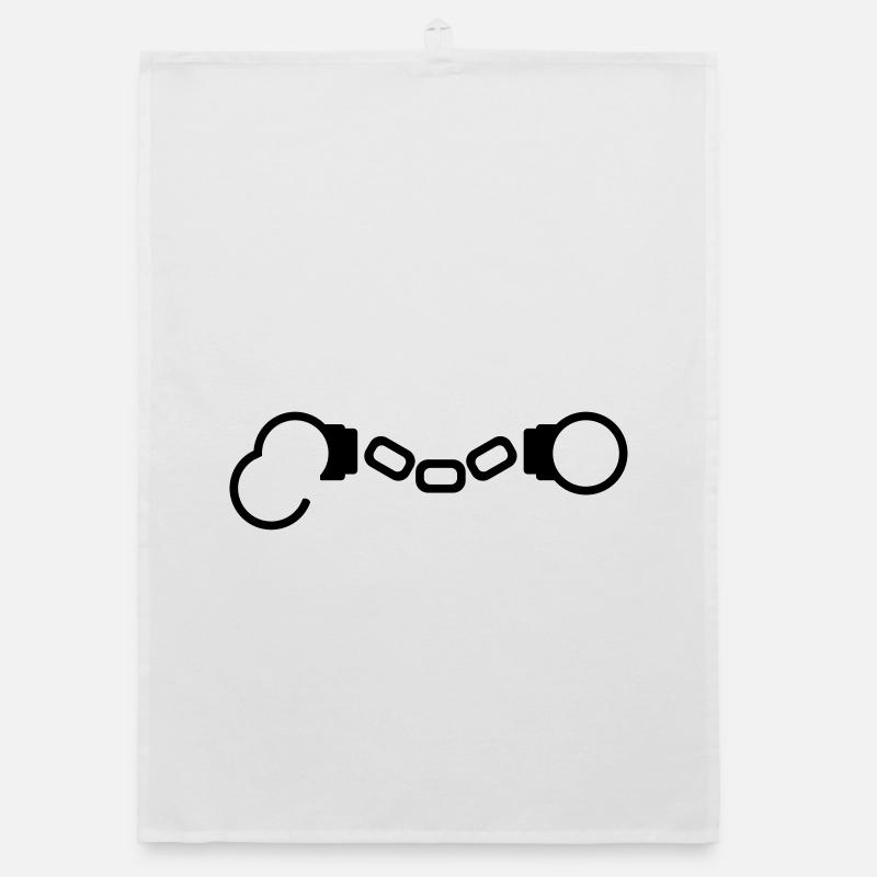 Handschellen -- ©roil Organic Geschirrtuch