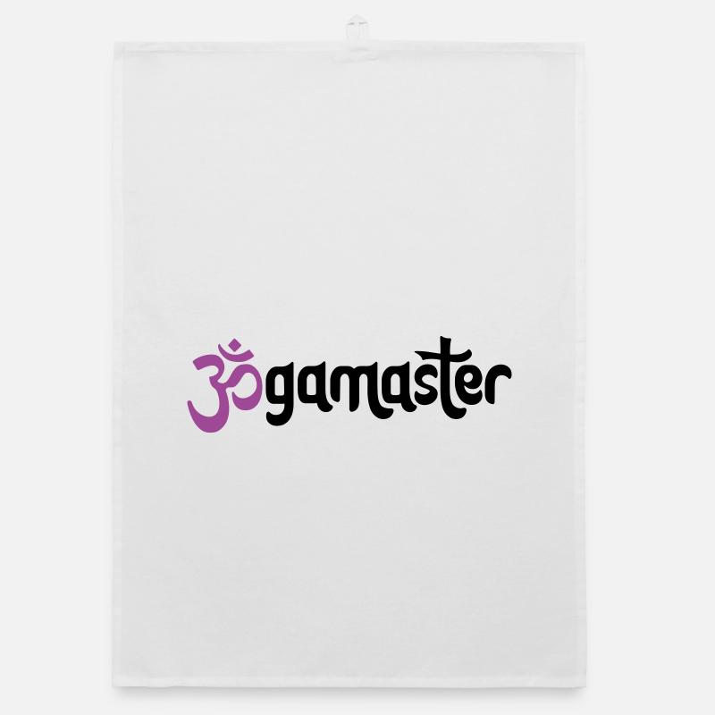 Jogamaster - Typographique OM (3 couleurs) Torchon bio