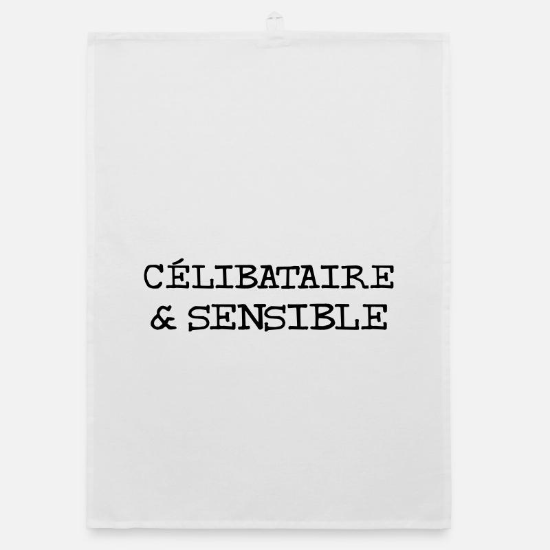 Célibataire & Sensible Torchon bio