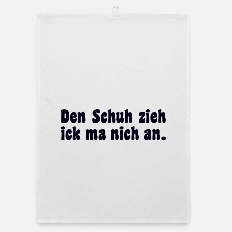 Berlin dialect saying Organic dish towel