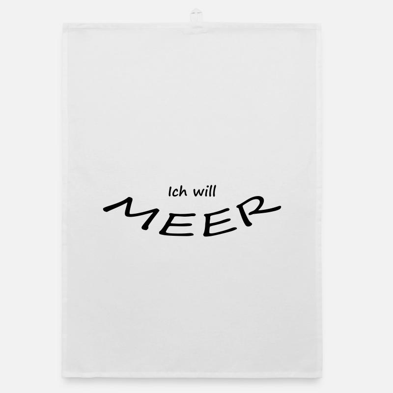 ICH WILL MEER Organic Geschirrtuch